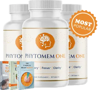 Three bottles of Phytomem One with free bonus guides